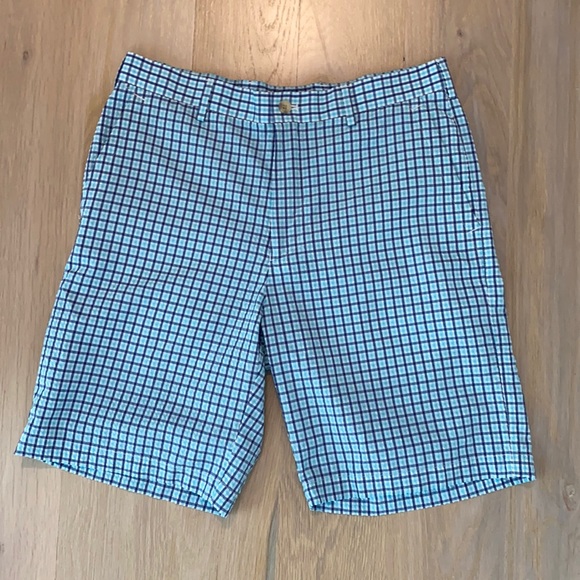 Peter Millar Other - Peter Millar flat front shorts in micro plaid